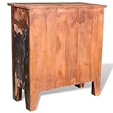 vidaXL Kommode Schrank Kabinett Sideboard Massivholz Teak Antik Anrichte Vintage Retro - 